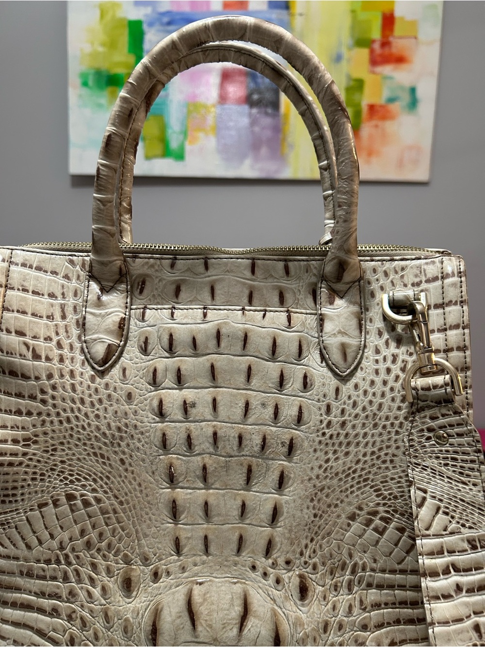 Brahmin Small Caroline Satchel - Picture 14 of 15